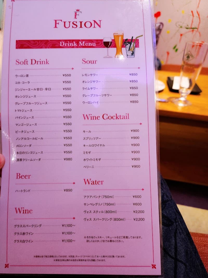 FUSIONの店内・料理の写真 3枚目