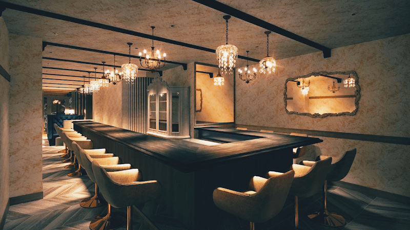 luxury bar VILLA(ラグジュアリーバー ヴィラ)ときわ台の店内・料理の写真 2枚目
