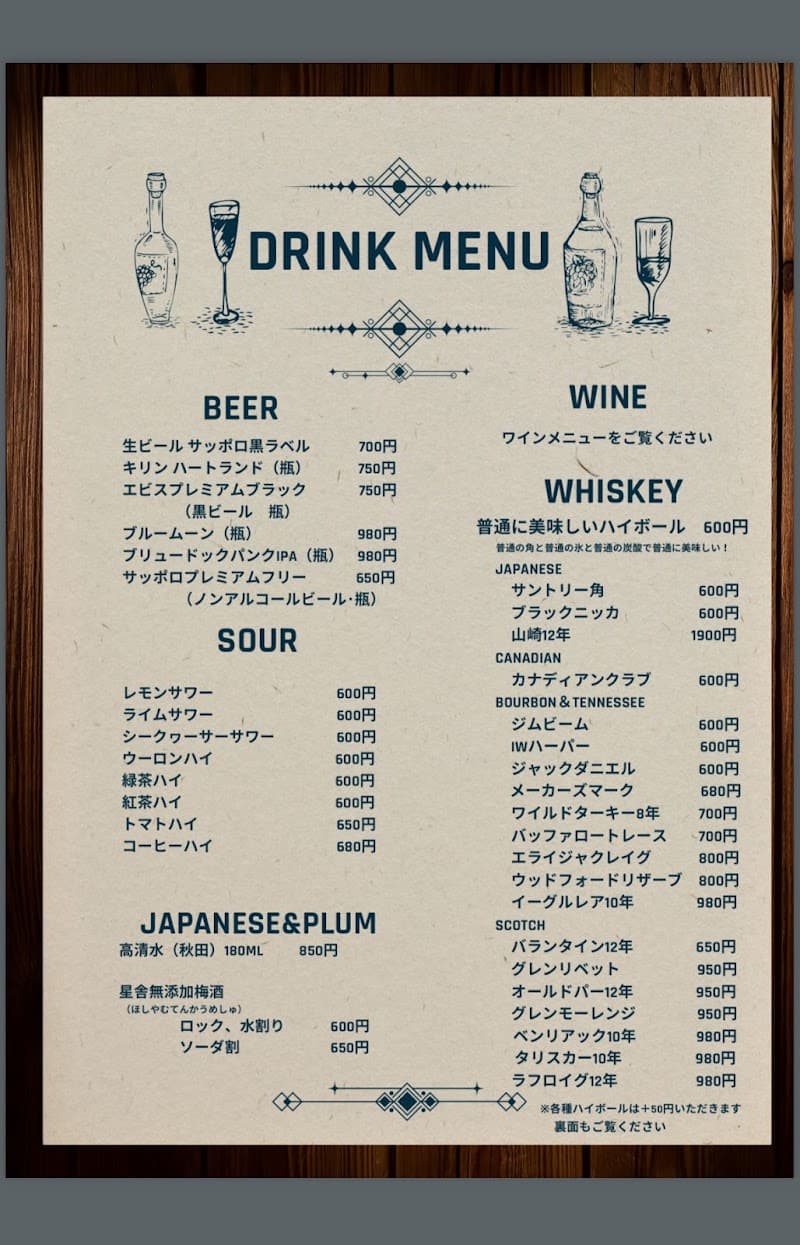Bar&Dining KAWAJIの店内・料理の写真 3枚目